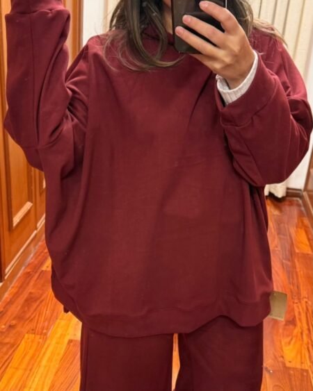 Buzo canguro oversize